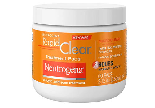 Rapid Clear Maximum Strength Acne Face Pads - Neutrogena